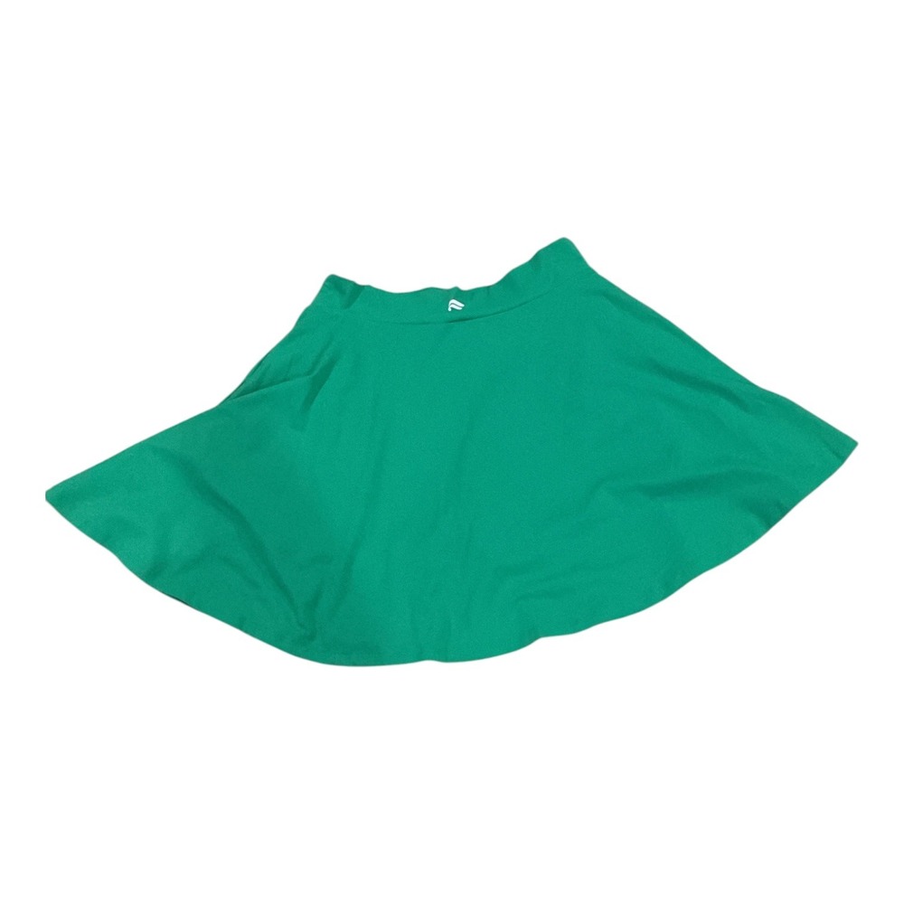 Fabletics Womens Green Skater Mini Skirt Activewear Tennis Golf Size Medium - Picture 2 of 3